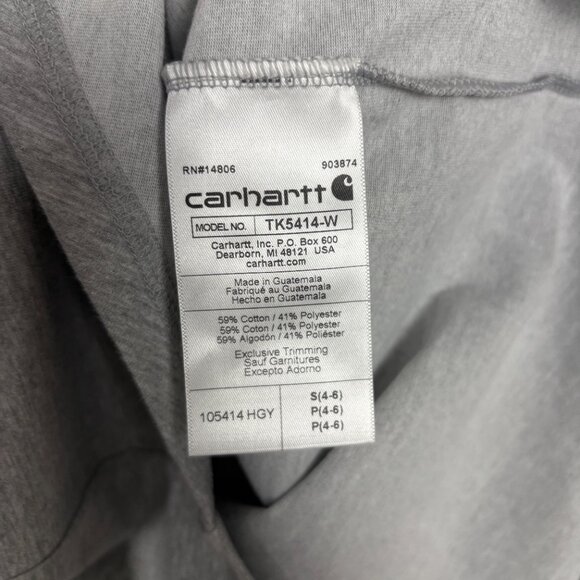 Carhartt Force Women's Relaxed Fit Tank Top Small 4-6 Gray New With Tags. - Picture 10 of 13